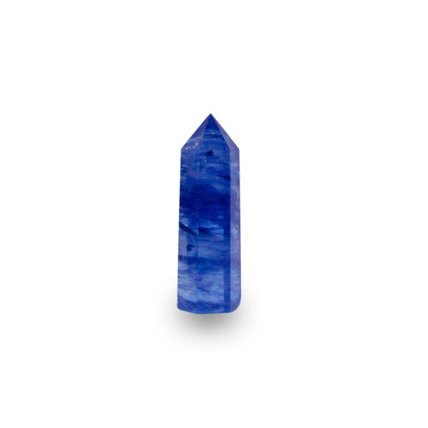 blå smeltet glas krystal tårn