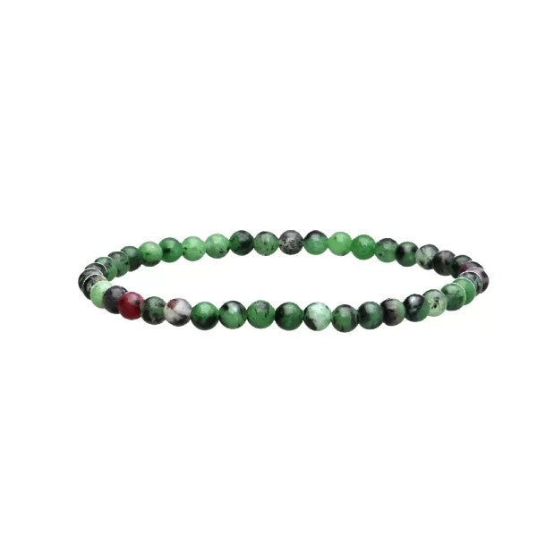køb billig Rubin Zoisit Armbånd - 4 mm