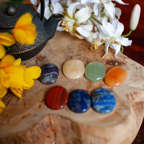 brug oval chakra sten sæt til healing