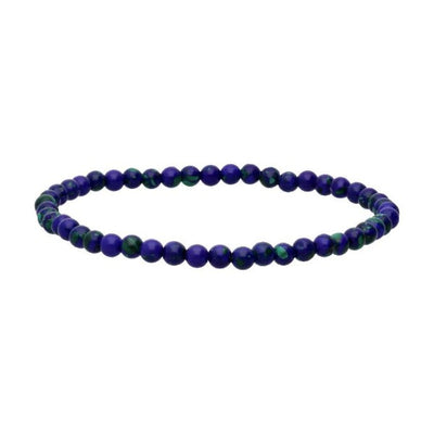 Azurit Malakit Armbånd - 4 mm