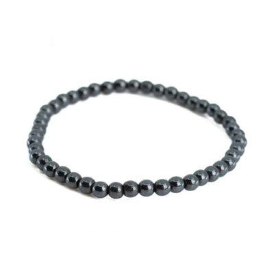 Hæmatit Armbånd - 4 mm