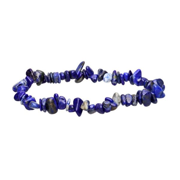 køb Lapis Lazuli Chip Armbånd - 5 mm