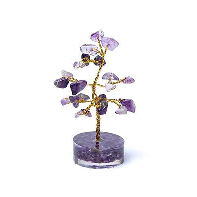 Ametyst KrystalTræ - 8 cm