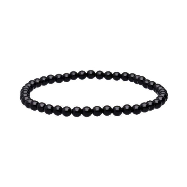 køb billig Sort Onyx Armbånd - 4 mm