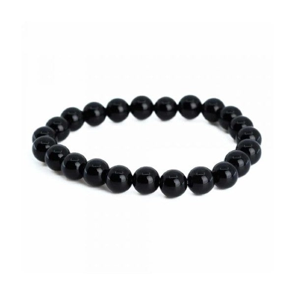 køb Sort onyx armbånd 8 mm