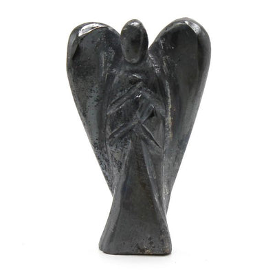 Hæmatit Skytsengel - 5 cm