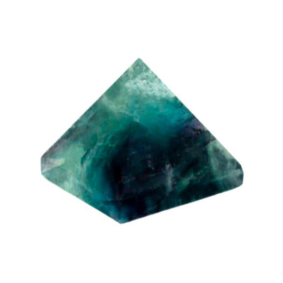 Regnbue Fluorit Pyramide - 4 cm