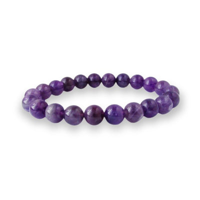 Ametyst Armbånd - 8 mm