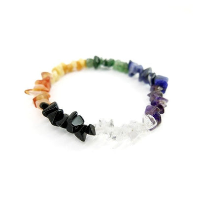 Chakra Chip Armbånd - 5 mm