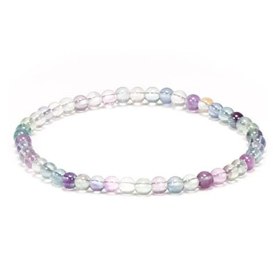 Fluorit Armbånd - 4 mm