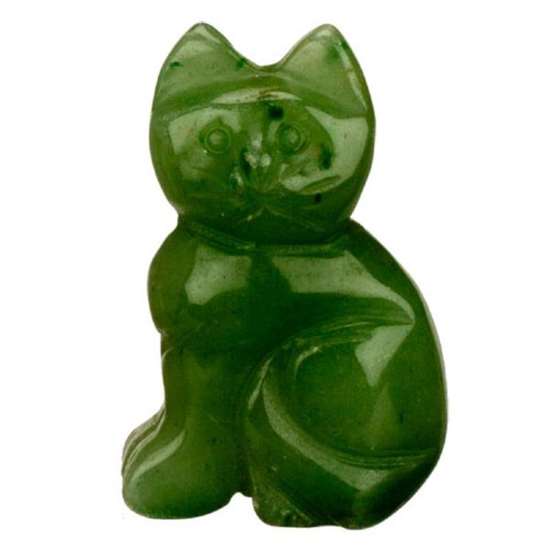 køb Grøn Aventurin Kat på 5 cm størrelse