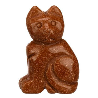 Guldsten Kat - 5 cm