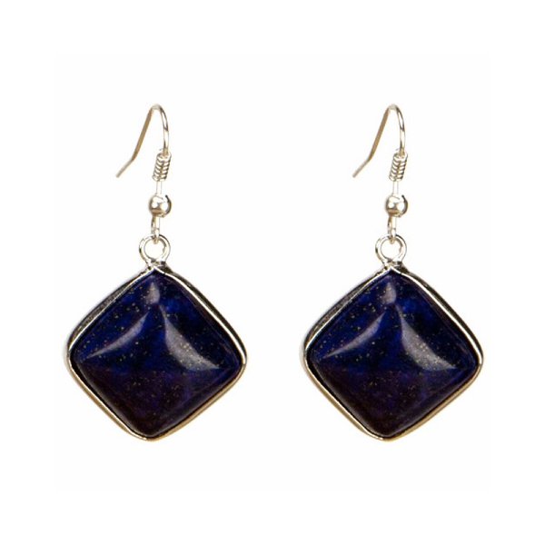 køb stilfulde blå lapis lazuli øreringe med 23 mm sten