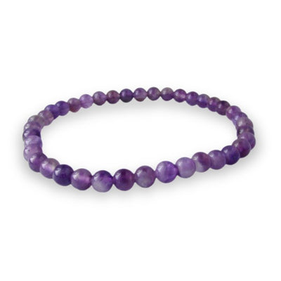 Ametyst Armbånd - 4 mm