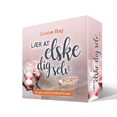 Lær at Elske Dig Selv – Louise Hay, 64 affirmationskort på dansk