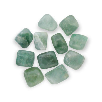 Grøn Fluorit Lommesten - 3 cm