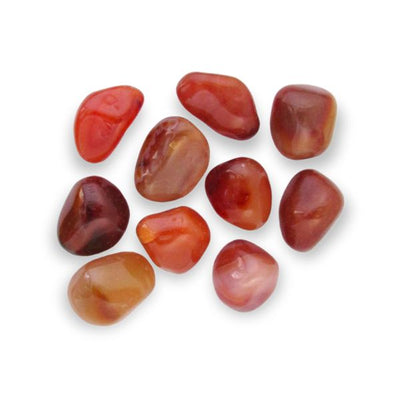 Karneol Lommesten - 3 cm
