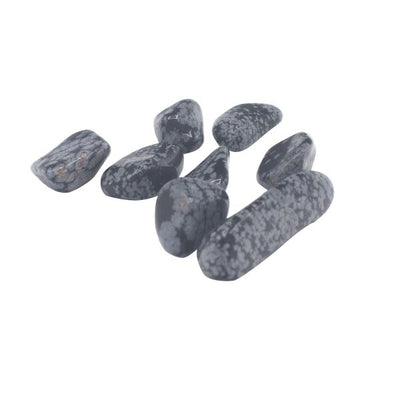Snefnug Obsidian Lommesten 1-2 cm