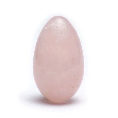 Rosakvarts yoni æg – lyserød, 2,5 × 4 cm