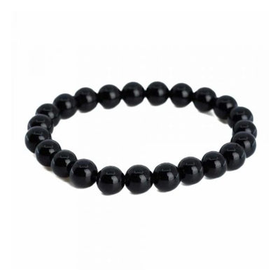 Sort Obsidian Armbånd - 8 mm